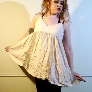 Lace Backless Babydoll Top/Dress